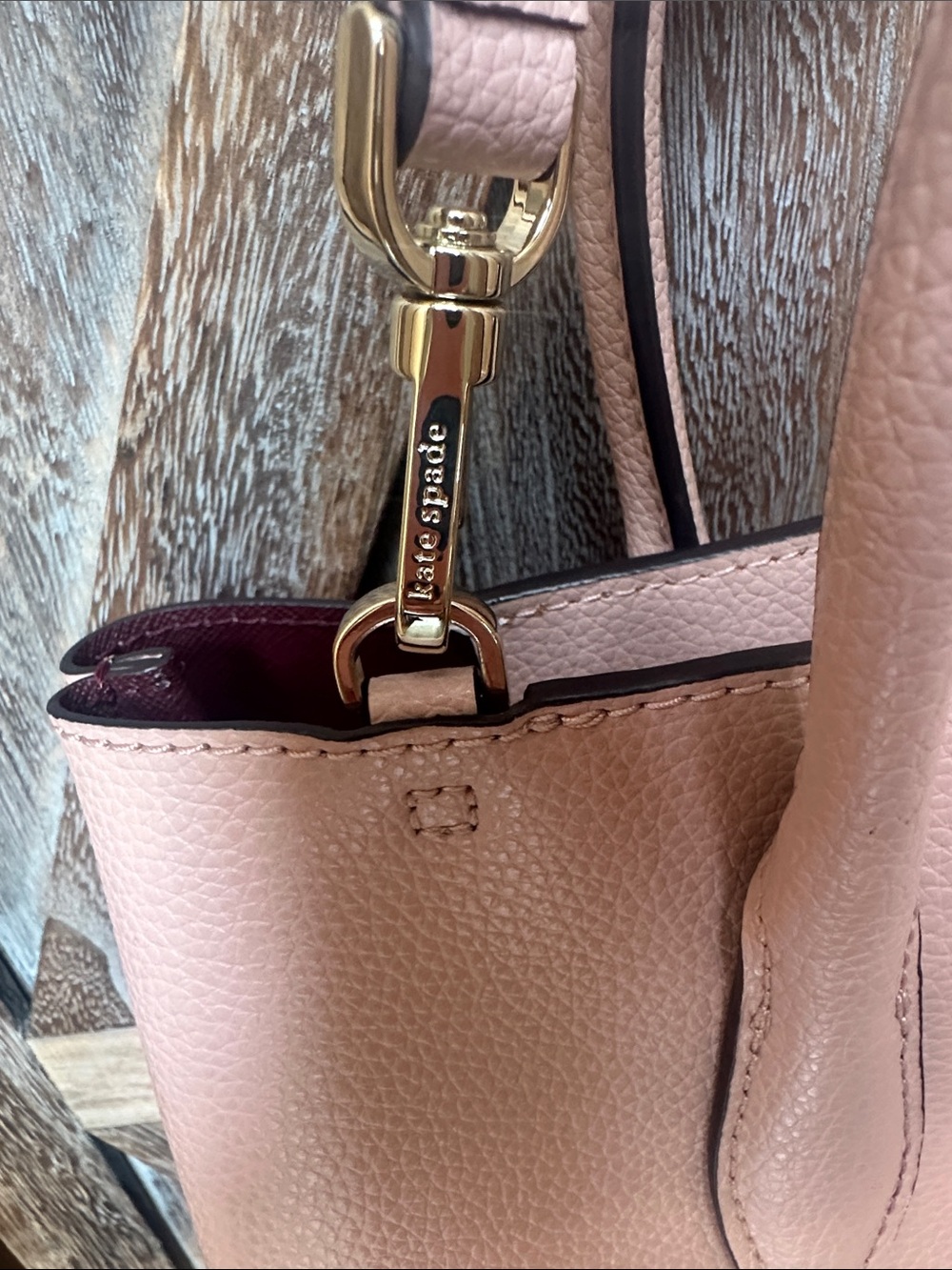 Kate Spade Small Satchel Light Pink Tote with Removable Crossbody Strap - Picture 12 of 16